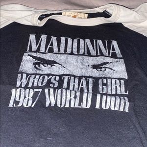 Madonna Who’s That Girl 1987 World Tour Tee